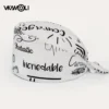 Cloud printing man and womens Scrubs Caps Pet Grooming Agency Work Scrubs Breathable Lab Hat sgorro enfermera nursing cap - Image 2