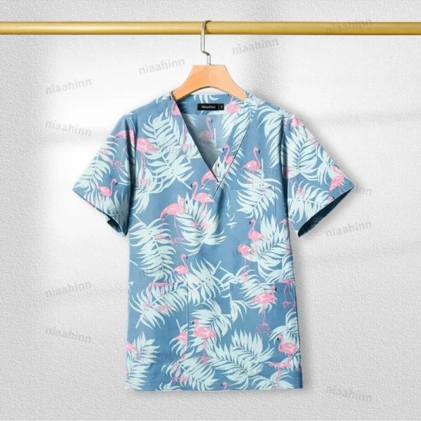 Cotton Printed womens Medical Uniforms for healthcare practitioners - Image 23