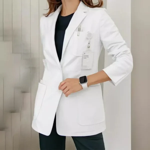 Unisex White Coat Lab Coat