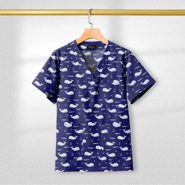 Cotton Printed womens Medical Uniforms for healthcare practitioners - Image 15