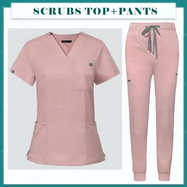 Purple Operating Room Clothes Medical Uniforms Scrubs Set Hospital Working Scrubs Set Medical Nurse Dental Surgery Suit Workwear - Image 17