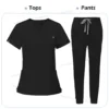 Niaahinn Minimalist Medical Scrub Set – Unisex Solid Color Workwear for Healthcare Professionals - Image 9