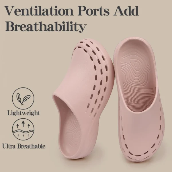 Nursing Scrub Clogs Medical Shoes Comfortable Anti-slip for Professionals Breathable Waterproof Hospital Work Clog X08 - Image 5