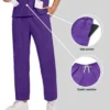 Hot Sale Wrinkle Resistant Hospital Clinical Uniforms Wholesale Work Top Pants Medical Scrubs Nurse Uniforms Unisex Nursing Set - Image 6
