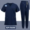 NEW Surgical Nurse Uniforms Medical Scrubs Set Beauty Salon Lab Workwear Clinical Scrub Top+ Pants Doctor Nursing Suit Woman Men - Image 9