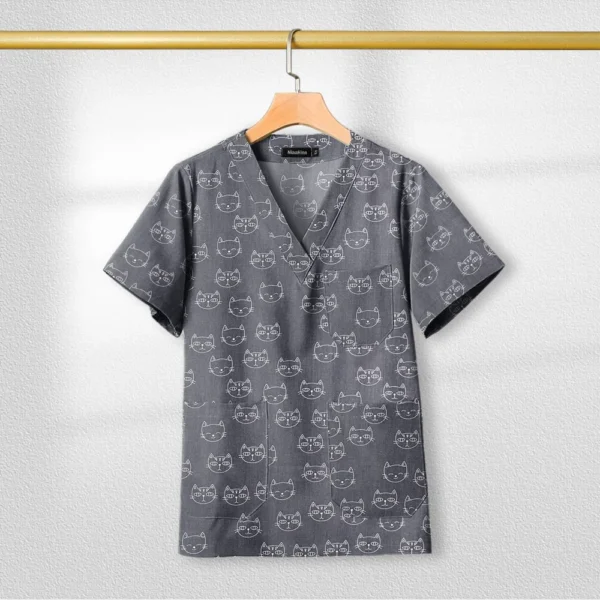 Cotton Printed womens Medical Uniforms for healthcare practitioners - Image 13
