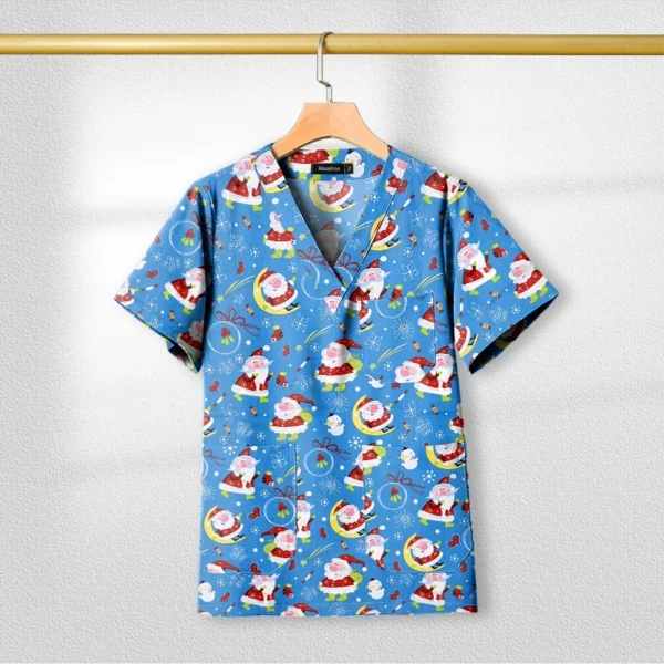 Cotton Printed womens Medical Uniforms for healthcare practitioners - Image 11