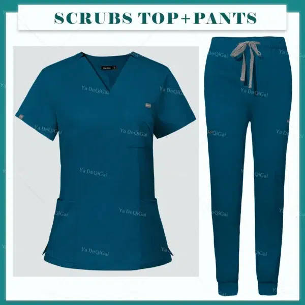 Purple Operating Room Clothes Medical Uniforms Scrubs Set Hospital Working Scrubs Set Medical Nurse Dental Surgery Suit Workwear - Image 16