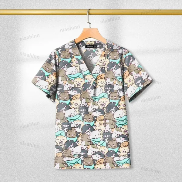 Cotton Printed womens Medical Uniforms for healthcare practitioners - Image 9
